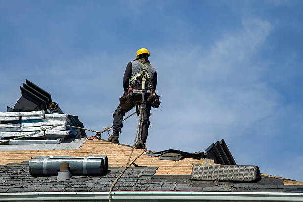 Professional Flat Roof Repair technician working in Kincaid, IL